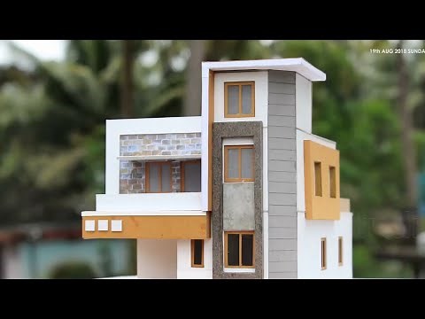 DIY Cardboard building model | very easy