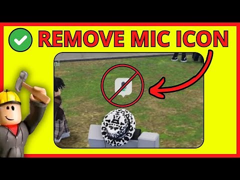 How To Remove Mic Above Head in Roblox (2024)