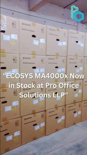 ECOSYS MA4000x | Now in Stock at Pro Office Solutions LLP | Smart Office Printer 🚀📠