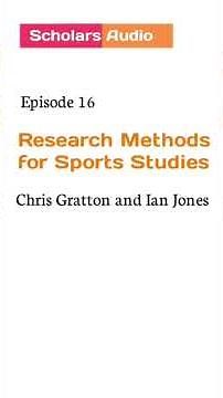 Research Methods for Sports Studies