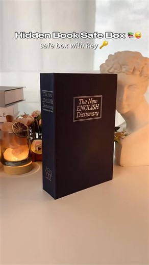 Keep your valuables secure  and hidden in plain sight  with this real paper diversion book safe featuring a reliable combo lock. | Naomi Davis | Facebook