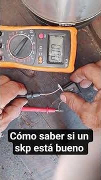 cómo probar un sensor skp de moto ktm con cachanverri