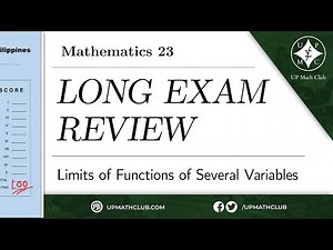 02 Limits of Functions of Several Variables