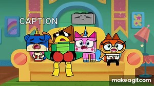 Unikitty stomach growl on Make a GIF