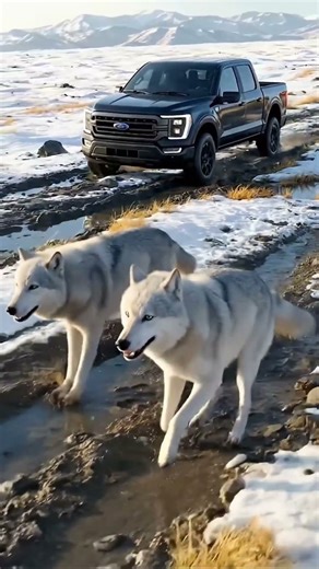 The Gray Wolves Save Their Pup With The Help of A Man #animals#rescue#dog#wildlife #worldwildlifeday