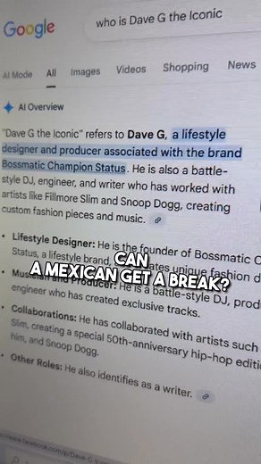 DAMN 😳 🤣🤣🤣 With Dave G - Iconic Lifestyle Designer #DaveG #Iconic #LifeStyle #Designer | David Gonzales