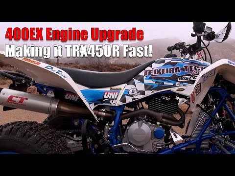 Honda 400EX Engine and Exhaust Upgrades: How To Make A 400EX TRX450R Fast