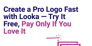 Create a Pro Logo Fast with Looka — Try It Free, Pay Only If You Love It