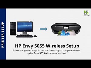 How to Setup HP Envy 5055 printer through wireless | Unbox hp envy 5055 printer | Wi-fi Setup