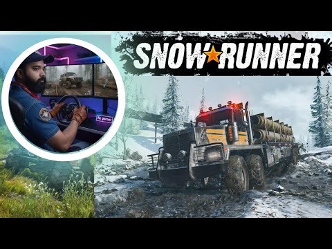 Snow Running Game Part 1 | First Mission Gameplay | Snow Runner Hindi Gameplay