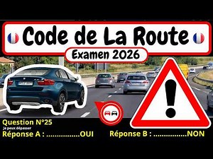✅ TEST GRATUIT DU CODE DE LA ROUTE 2026 🚗 266
