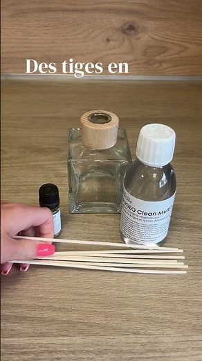 Fabriquer un diffuseur de parfum maison – Tutoriel simple & déco🌸✨ #diy #diffuseur #parfum #déco