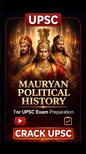 Ancient History: Mauryan Empire Explained in Hindi | UPSC Prep #gk #education #history