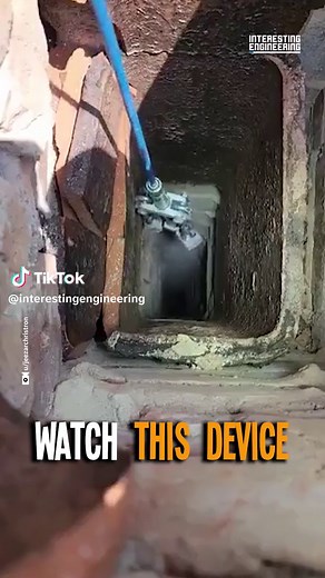 Interesting device that gets used to remove old tile layers from chimneys. Pretty strong for its size wouldn’t you say? #ChimneyTileRemoval #InnovativeTools #EfficientRenovation #TileLayerRemoval