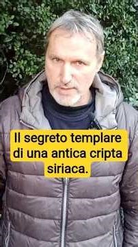 Il segreto templare di una antica cripta siriaca. #medioevo #templari #mistero