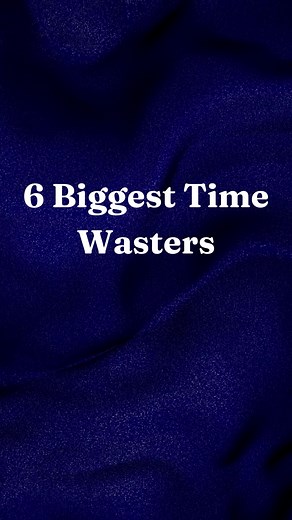 92K views · 871 reactions | 6 Biggest Time Wasters #timemanagement #timewasters #lifequotes #quotestoliveby #dailyquotes | Good Way Life | Facebook