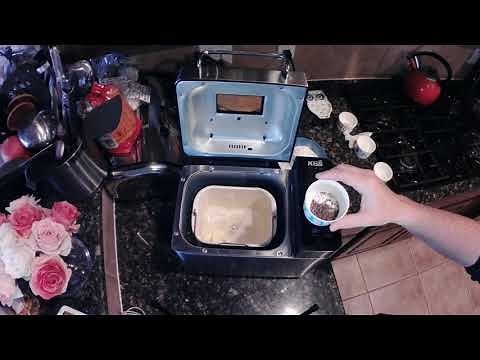 Using my KBS bread machine: Baking Soft white bread with Chia seeds