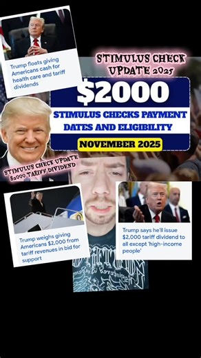 STIMULUS CHECK UPDATE 2025, ARE YOU GETTING A STIMULUS CHECK? ($2000 TARIFF DIVIDEND) PROBABLY THIS TIME GONNA GET A STIMULUS CHECK CAUSE EVERYBODY IS STARVING TO DEATH BY THE MASSES | John Romano | Facebook