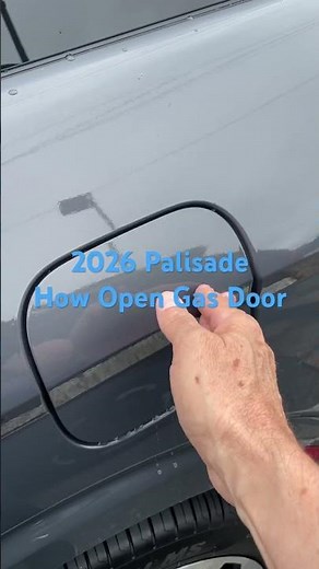 2026 Palisade How to Open Gas Door!