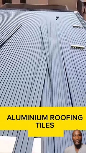 159K views · 1K reactions | Aluminium roofing tiles. Strong, easy to install, heat and sound insulation | Baba Manu Comics | Facebook