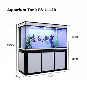 [Hot Item] 4-Feet 150-Gallon Aquariums Fish Tank with Bottom Filtration System