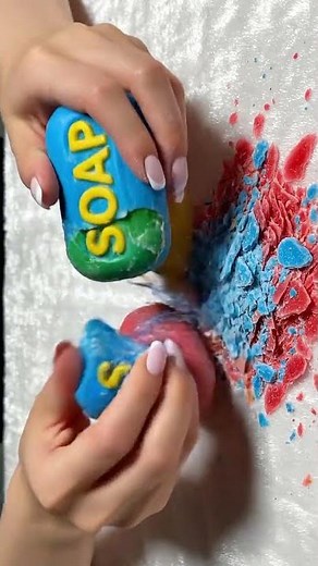 💥 ASMR SOAP CRUSHING | No Talking | Relaxing Crunchy Sounds #asmrsoap #soapcrushing #satisfying