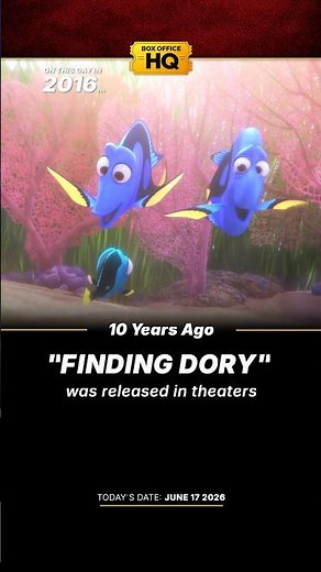 10 years ago ‘Finding Dory’ was released!