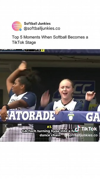 Top 5 Moments When Softball Becomes a TikTok Stage #sports #softball
