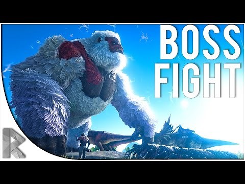 MEGAPITHECUS BOSS FIGHT! - Let's Play Ark Survival Evolved (PVP Gameplay S7P23)
