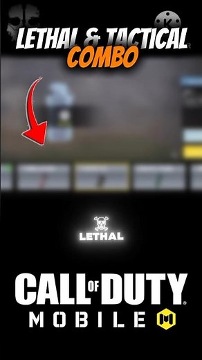 5 HIDDEN Tactical & Lethal Combos for S&D Ranked 🤯(CODM)#shorts #codm #callofduty #viralvideo #ifreg