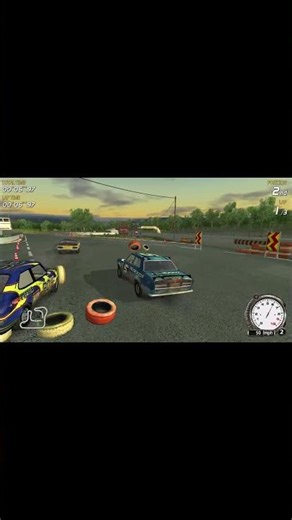 FlatOut fun #racing game works great still updated game from long ago on #linux steam deck windows