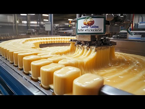 How Butter is Made in a Factory | Butter Factory Process