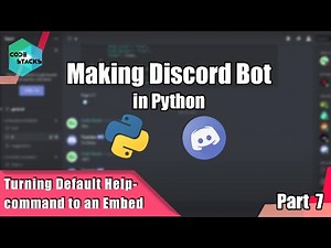 Discord Bot Python || Changing the default help command to Embed