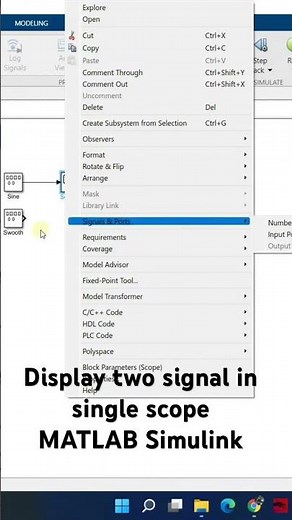 MATLAB Simulink| Scope | Multiple Signals in one Scope #tutorial #matlabsimulation #matlab