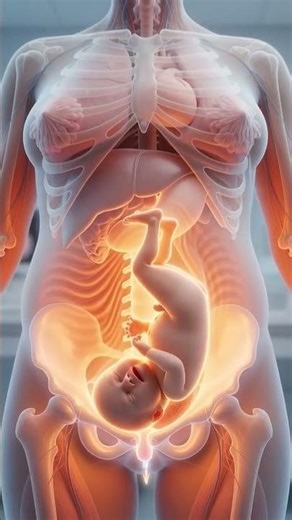 Inside the Womb: Baby Birth Process | How a Baby is Born ##pregnancy #anatomy #biology #shorts