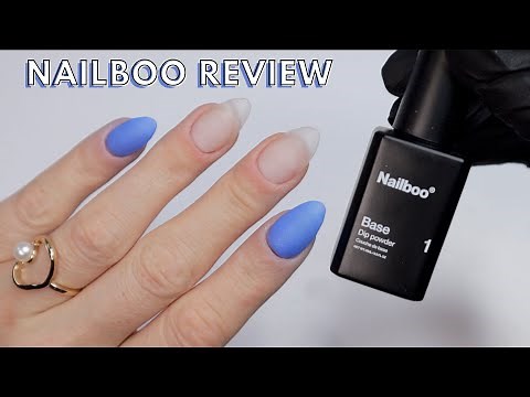 Updated NAILBOO Dip Powder Review 🤔 | Dip Powder Nail Tutorial at Home