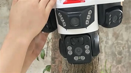 360° 无盲区监控！三个镜头自动巡航，终身流量免费送