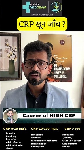 Causes of High CRP | CRP blood test | C-Reactive Protein
