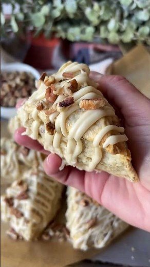 Sourdough Maple Pecan Scones | Bake with Jamie