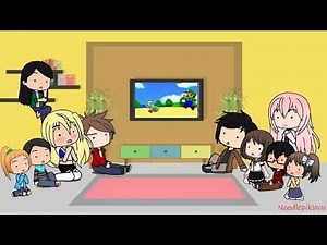 Nace and Friends Reacts to Luigi Reacts to MEMES (Gacha Club)