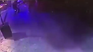 JUST IN 🎦 New surveillance video shows a fight on Clematis Street in downtown West Palm Beach that ended with two men stabbed. LATEST DETAILS ➡ http://bit.ly/2S8acdz | WPTV