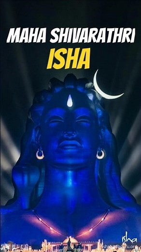 ✨ Adiyogi Shiva Statue at Night – Isha Foundation, Coimbatore 🕉️🌙