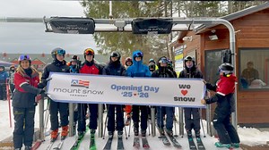 FIRST CHAIR ALERT! The 2025/26 winter season is officially ON. | Mount Snow