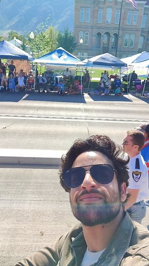 Paras Patel | The amount of times I almost fell off this horse carriage today 😂...Next level fourth celebrations here in Utah! Had a blast representing... | Instagram