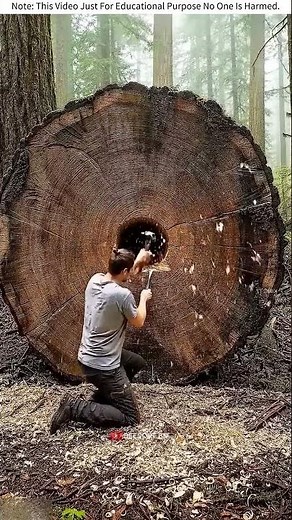 A house is built inside this tree! | Tree House Inside a Real Tree
