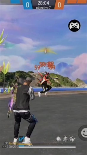 Wait for end🙏🏻1 v 3 challenge in CRAFTLAND MAP #headshot #free fire #game #trending #viral short