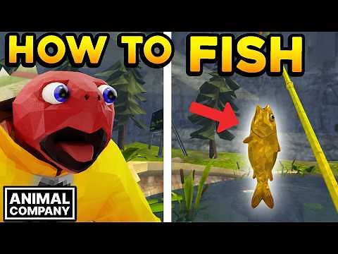 How To FISH and UNLOCK ALL BAIT + RODS In Animal Company...