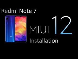 Miui 12 on Redmi Note 7