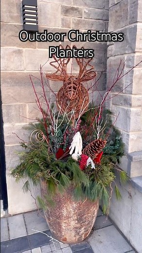 Christmas Planters DIY