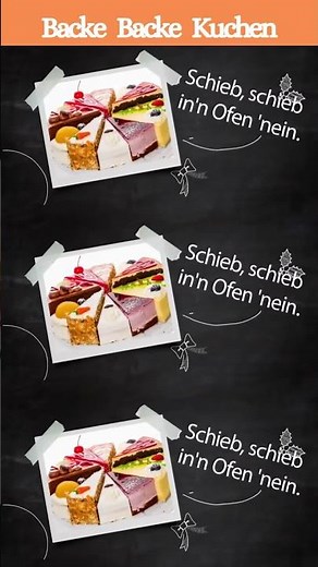 Backe Backe Kuchen - Kinderlieder
